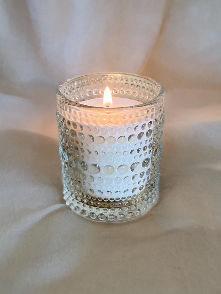 Votive Candles | Textured Glass