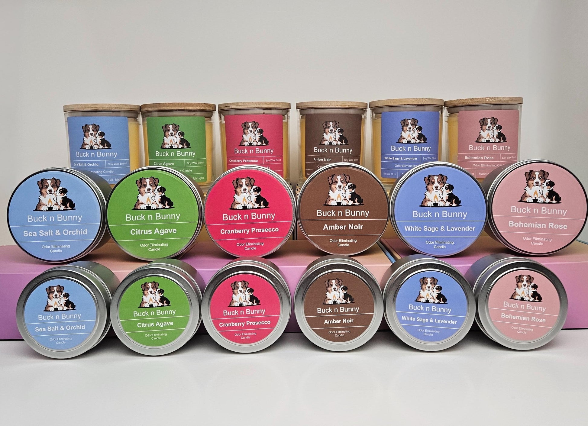 Cranberry Prosecco | Odor Eliminating Candle | 8 oz Tin