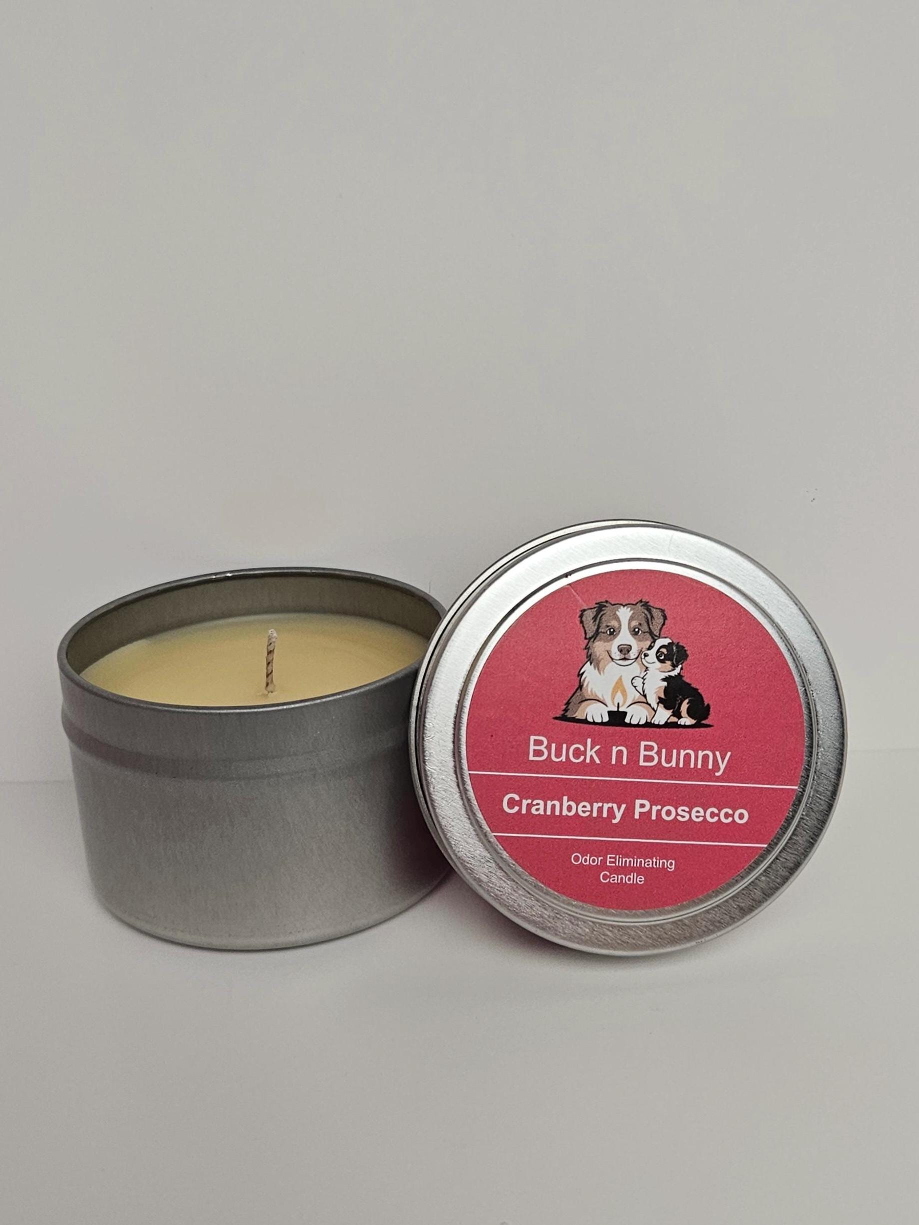 Cranberry Prosecco | Odor Eliminating Candle| 4 oz Tin Candle
