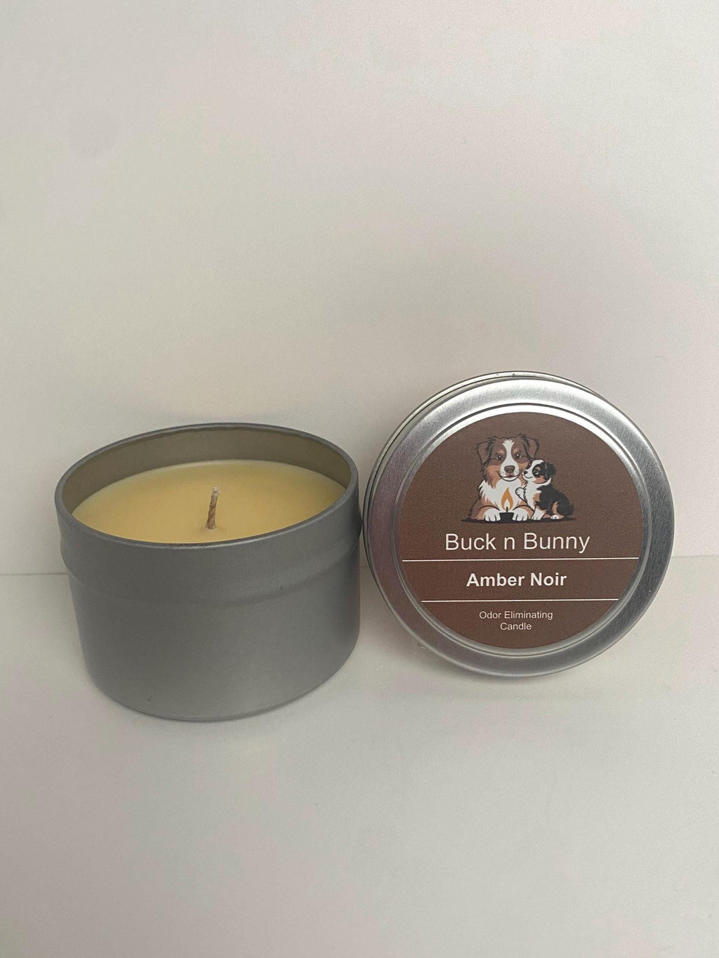 Amber Noir | Odor Eliminating Candle| 4 oz Tin Candle