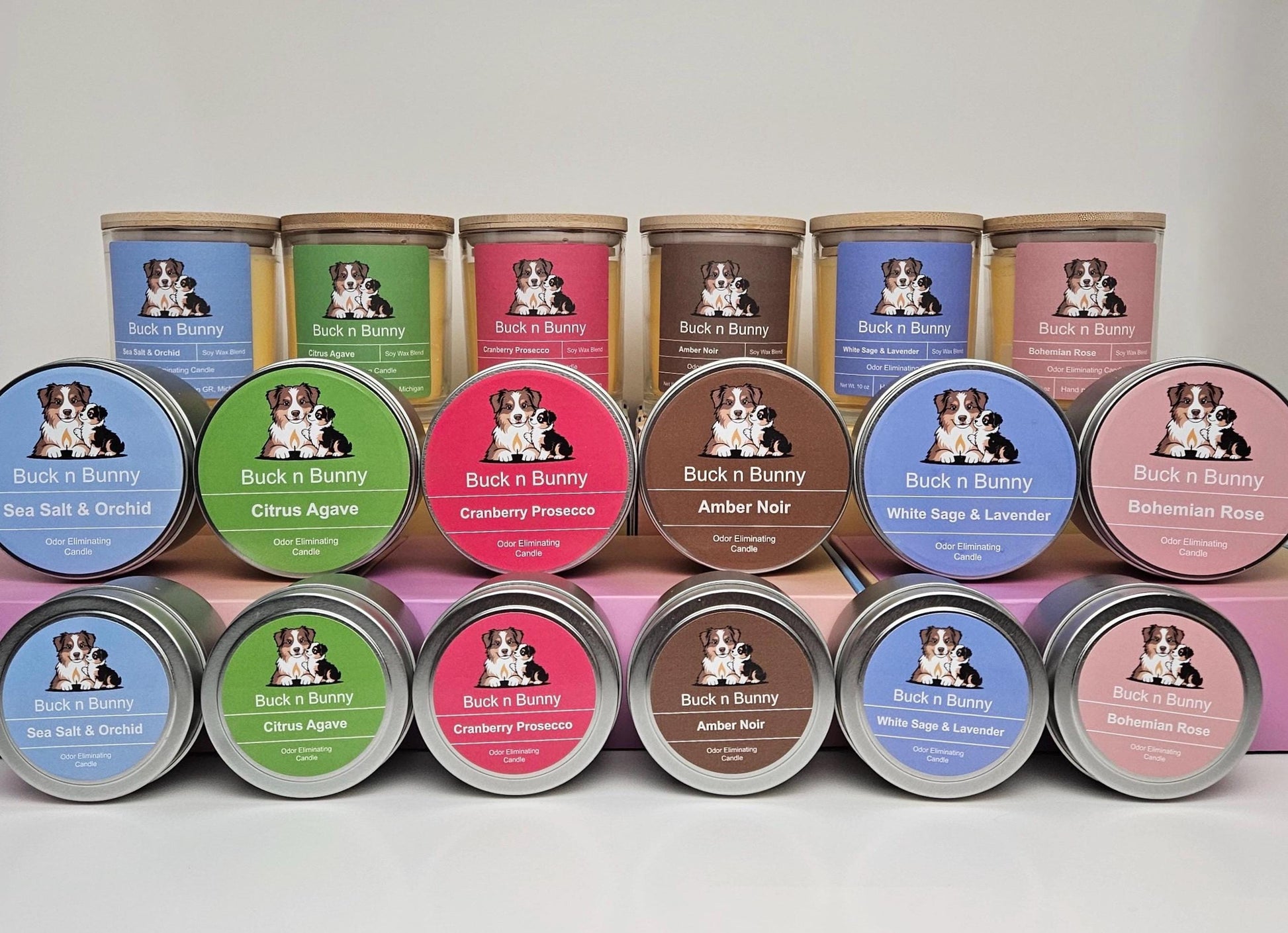 Citrus Agave | Odor Eliminating Candle | 4 oz Tin Candle