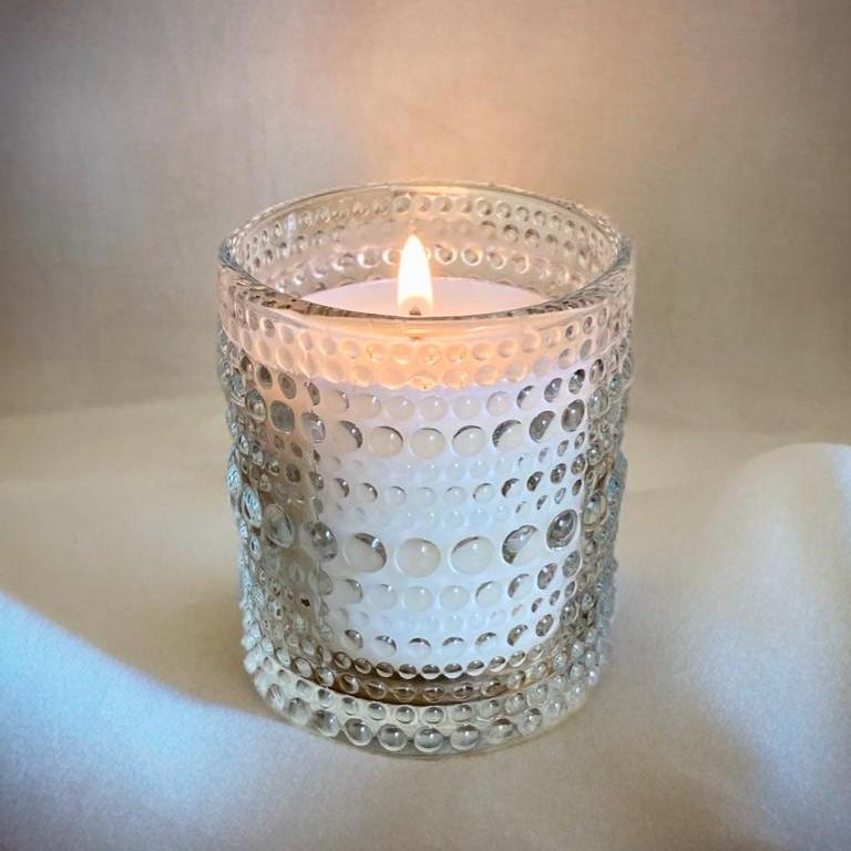 Votive Candles | Textured Glass