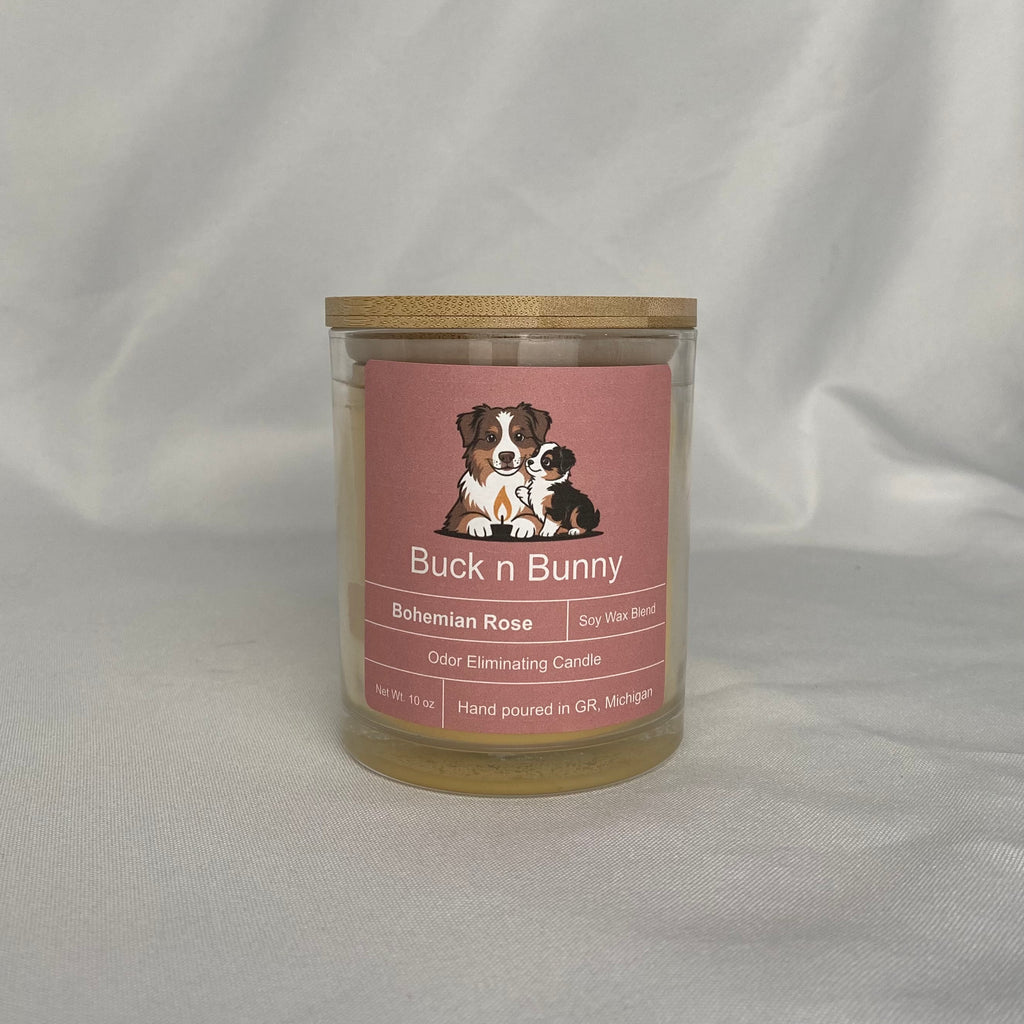 Buck n Bunny Co. Odor Eliminating Candle for Dog Moms