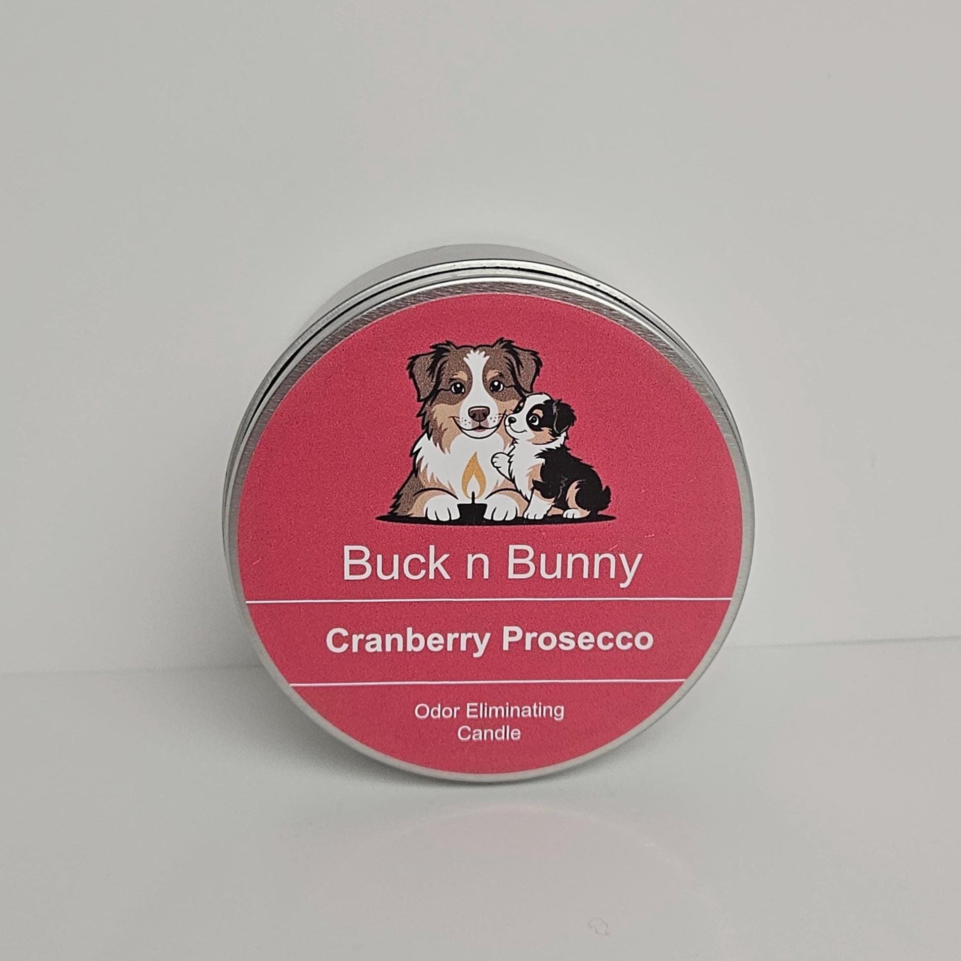 Buck n Bunny Co. Odor Eliminating Candle for Dog Moms, Cranberry Prosecco