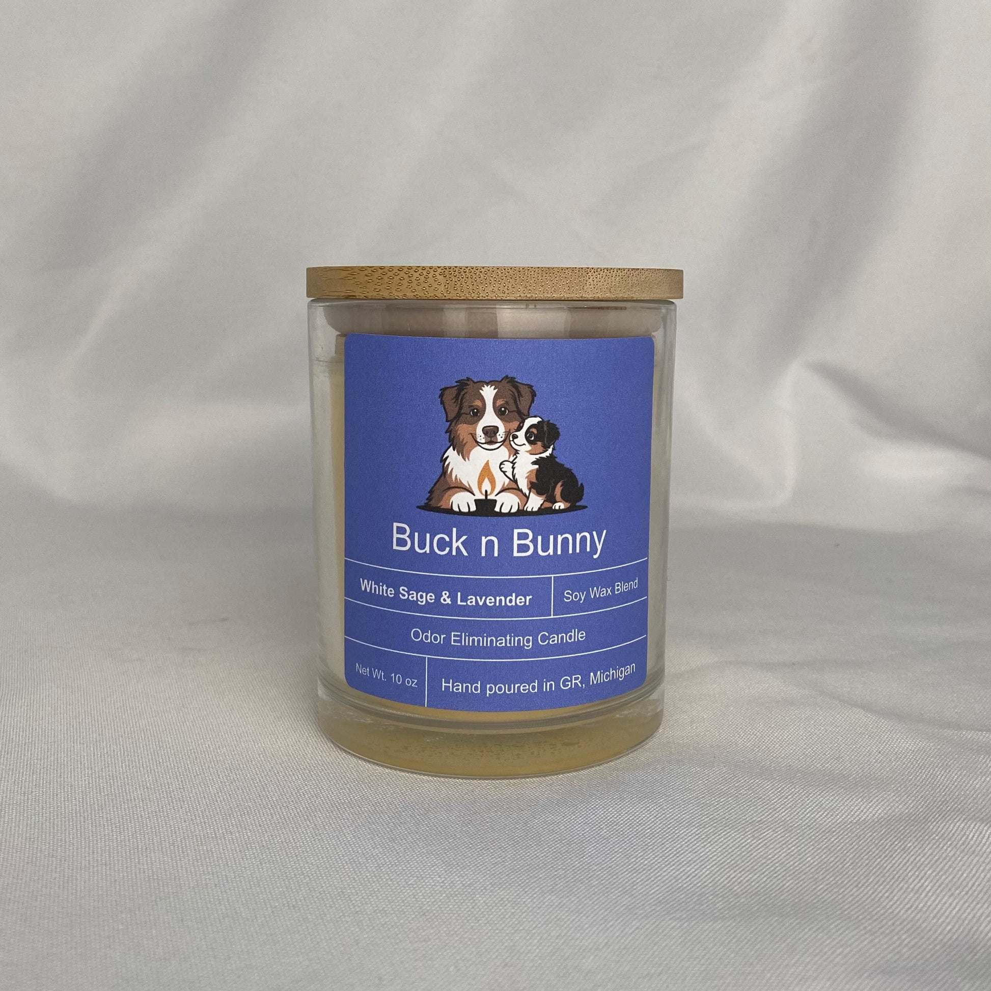 Buck n Bunny Co. Odor Eliminating Candle for Dog Moms