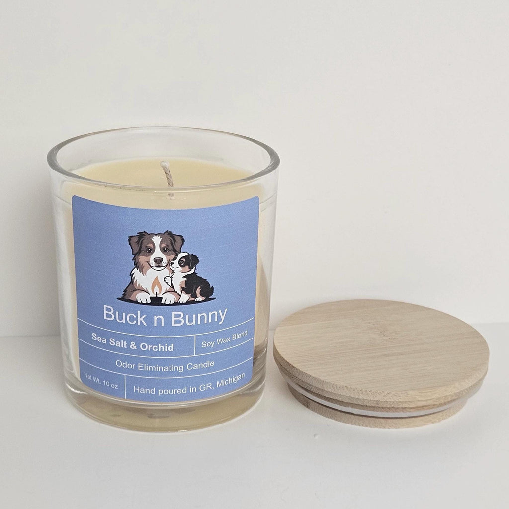 Sea Salt & Orchid | Odor Eliminating Candle | 10 oz