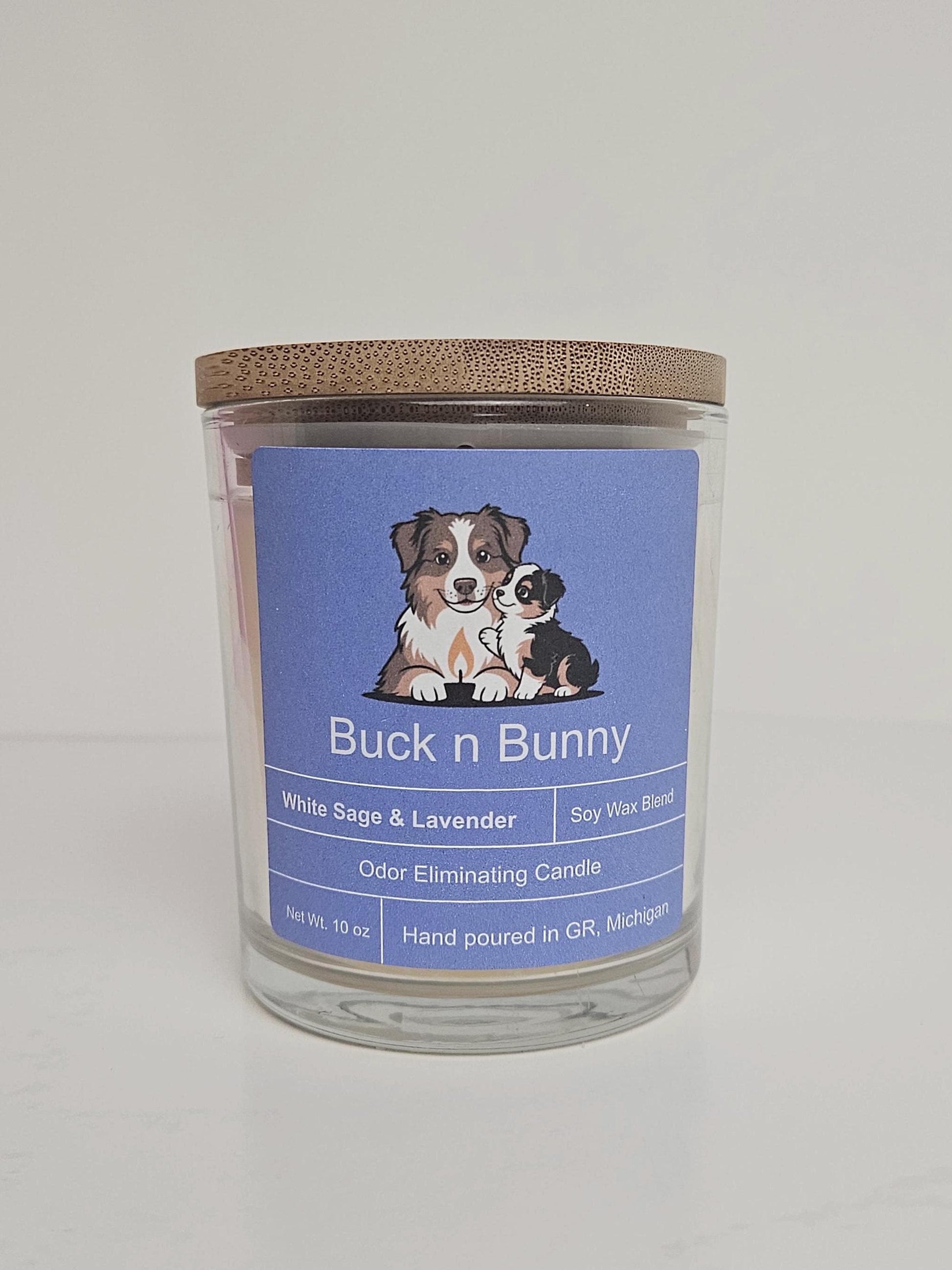 White Sage & Lavender | Odor Eliminating Candle | 10 oz