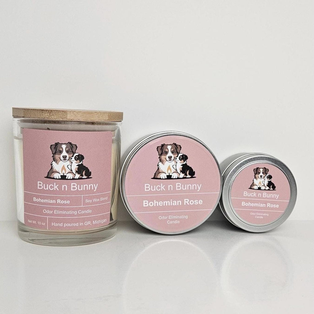 Bohemian Rose | Odor Eliminating Candle | 4 oz Tin