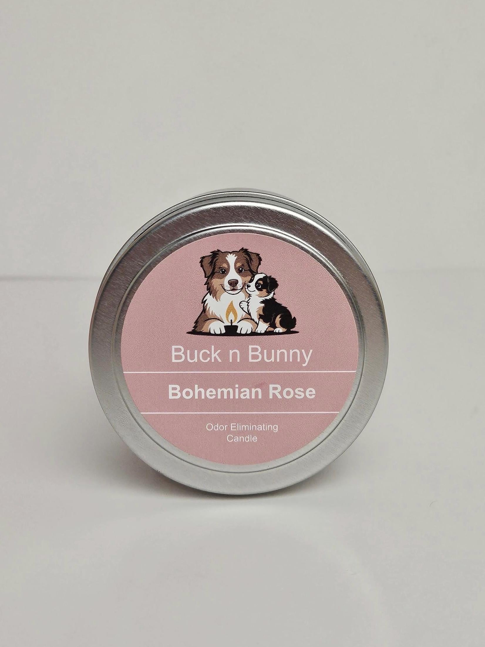 Bohemian Rose | Odor Eliminating Candle | 4 oz Tin