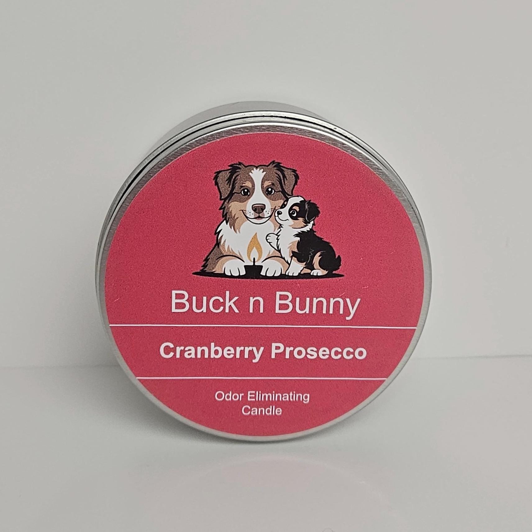 Cranberry Prosecco | Odor Eliminating Candle | 8 oz Tin