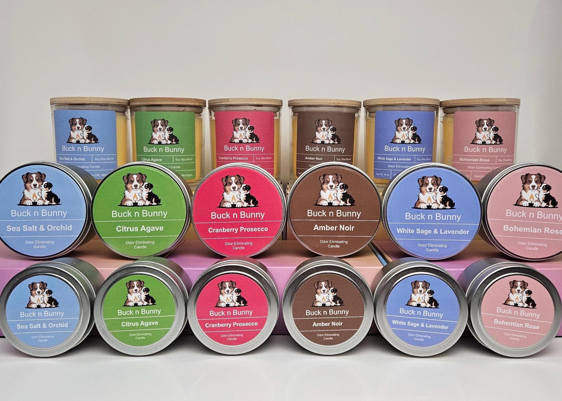 Amber Noir | Odor Eliminating Candle| 4 oz Tin Candle