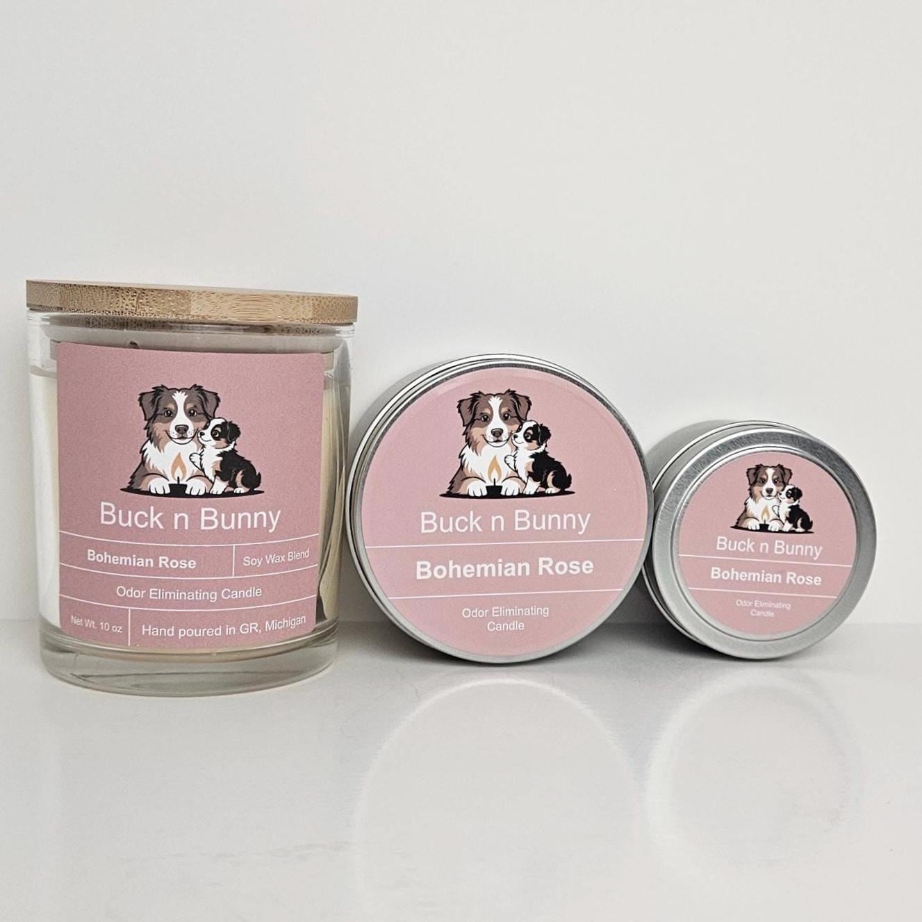 Bohemian Rose | Odor Eliminating Candle | 10 oz